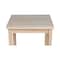 International Concepts Rectangle Portman Accent Table, 16 W, 14 L, 29 in H, Wood, Unfinished OT-42 - alternate 5